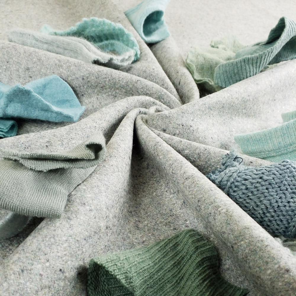 Jungla Tessuto in lana riciclata per l arredo